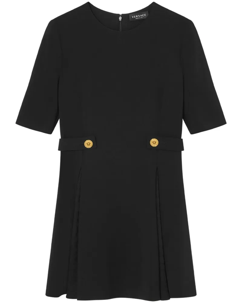 Versace Minikleid in A-Linie - Schwarz Schwarz