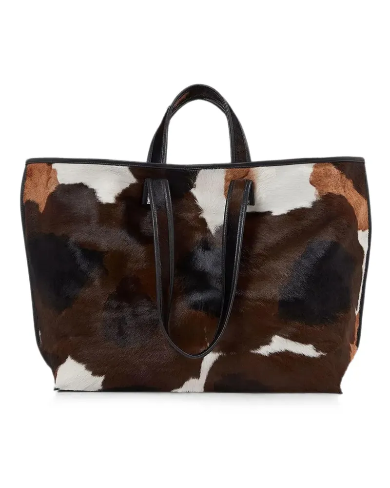 KASSL cow-hair tote bag - Braun Braun