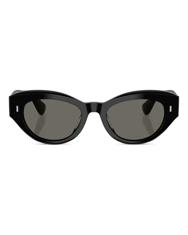 Oliver Peoples Lerrue Cat-Eye-Sonnenbrille aus Azetat - Schwarz Schwarz