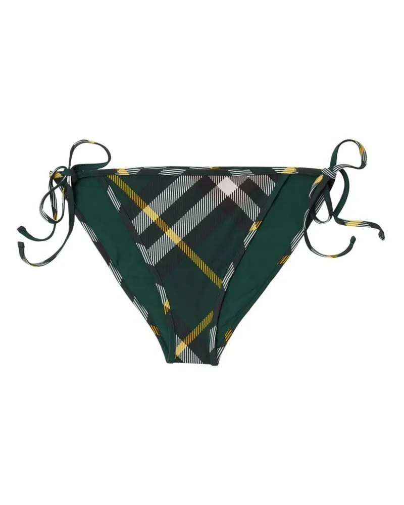 Burberry Kariertes Bikinihöschen - Grün Grün