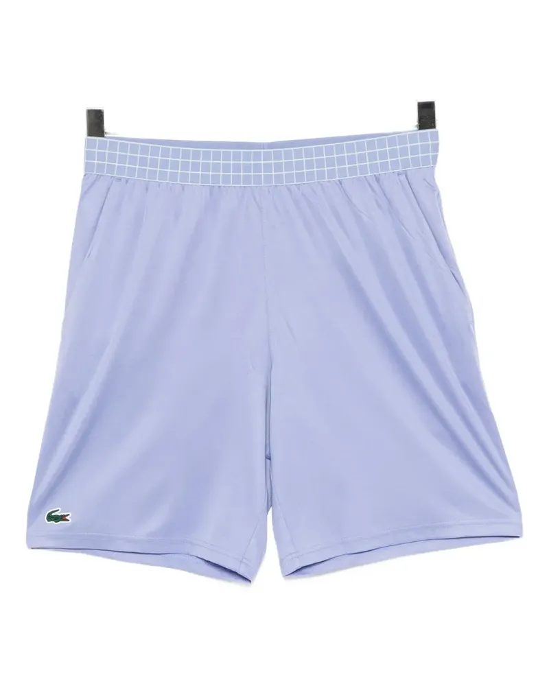 Lacoste Shorts mit Logo-Stickerei - Violett Violett