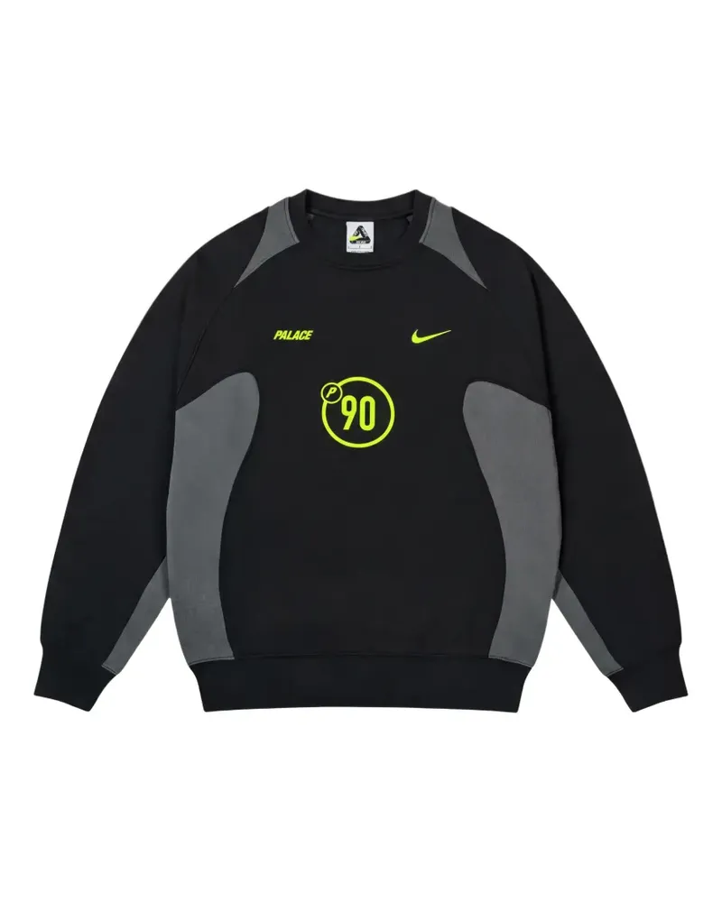 PALACE x Nike Total P90 Pullover mit Logo - Schwarz Schwarz