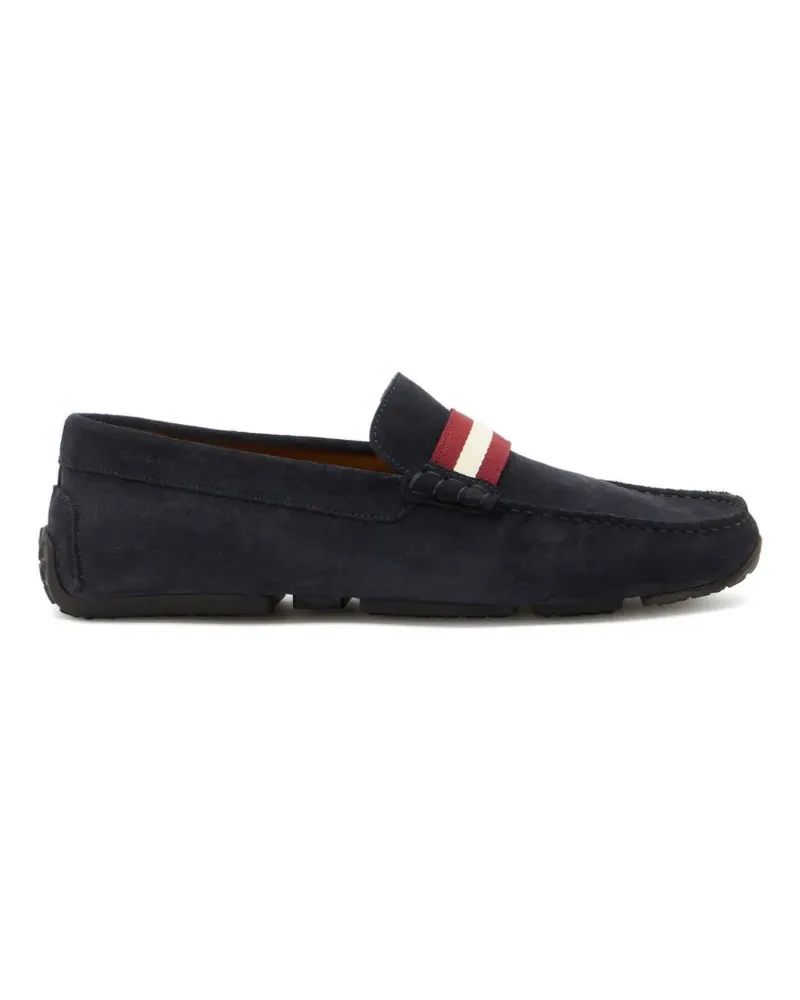 Bally Pilot stripe-detail loafers - Blau Blau