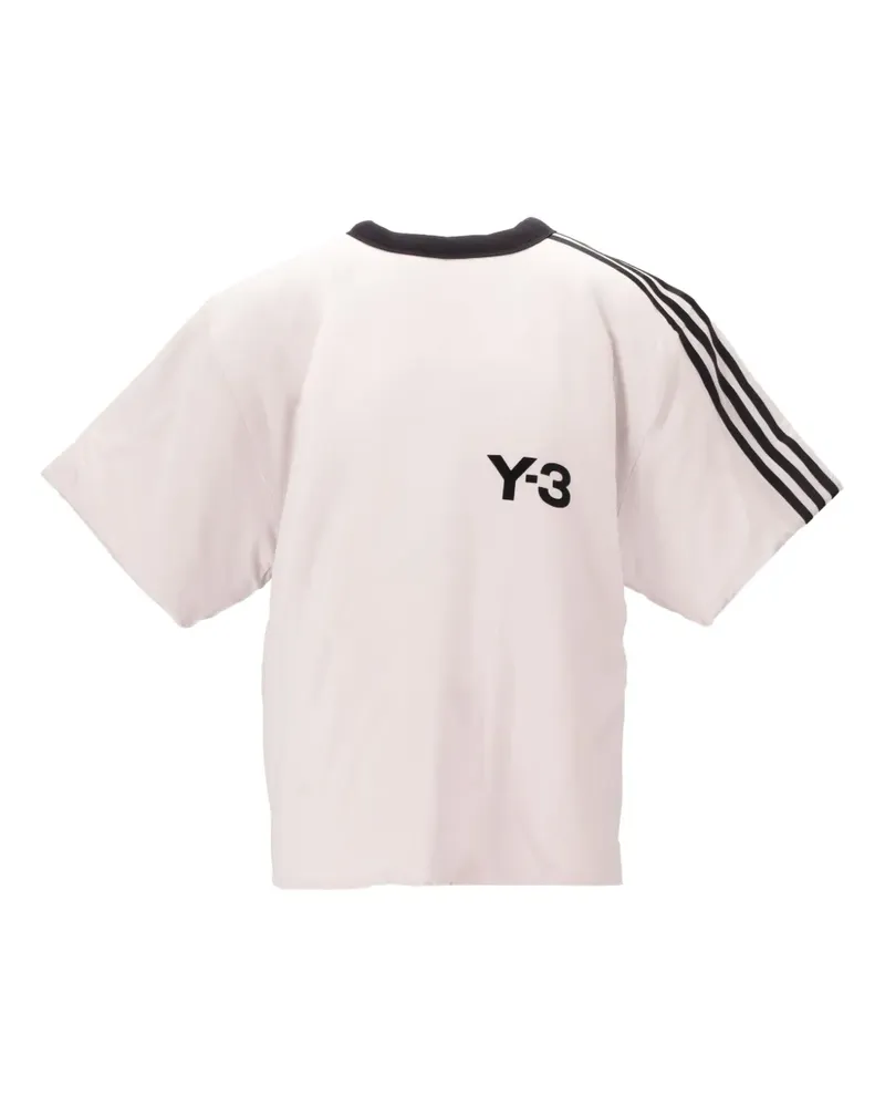 adidas Y-3 padded stripes t-shirt - Weiß Weiß