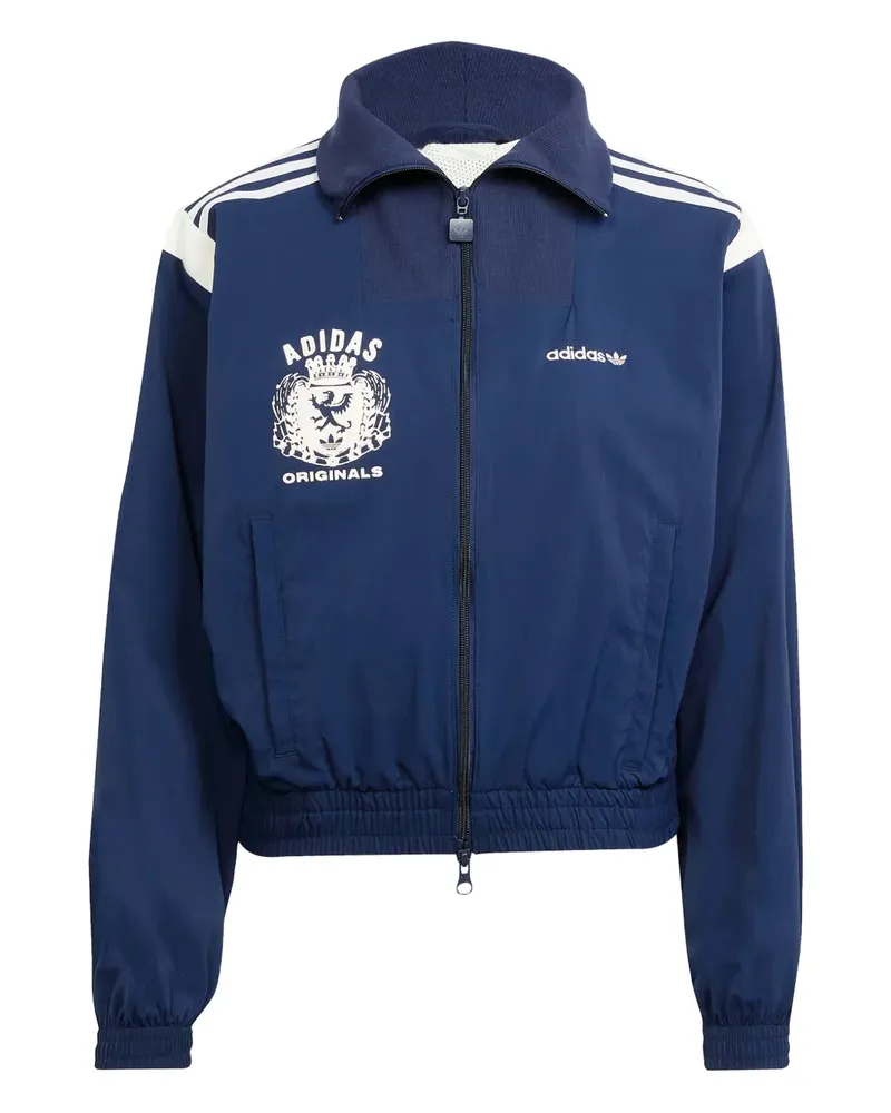 adidas Sportjacke mit Logo-Print - Blau Blau