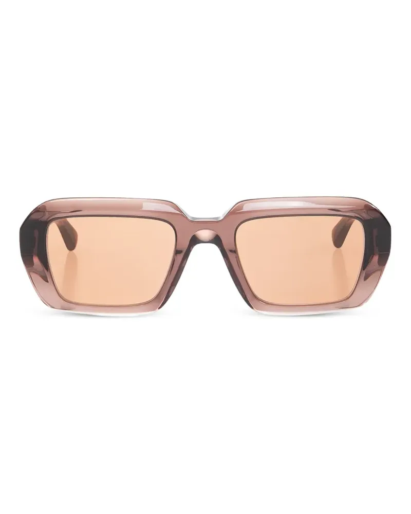 Mykita Sonnenbrille mit eckigem Gestell - Nude Nude