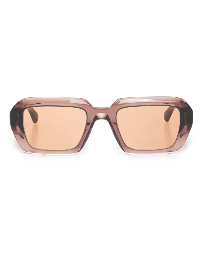 Mykita Sonnenbrille mit eckigem Gestell - Nude Nude