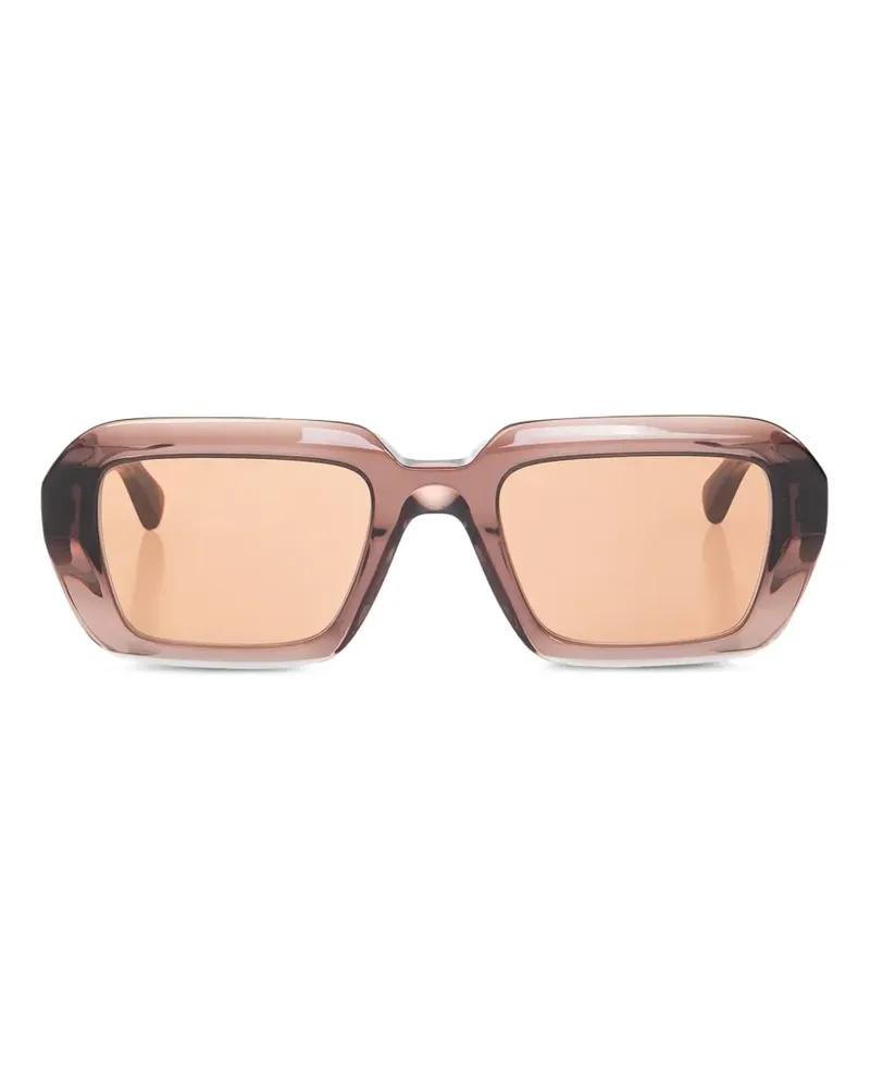 Mykita Sonnenbrille mit eckigem Gestell - Nude Nude
