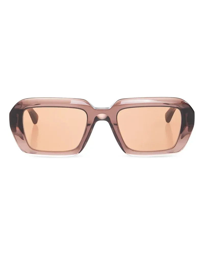 Mykita Sonnenbrille mit eckigem Gestell - Nude Nude