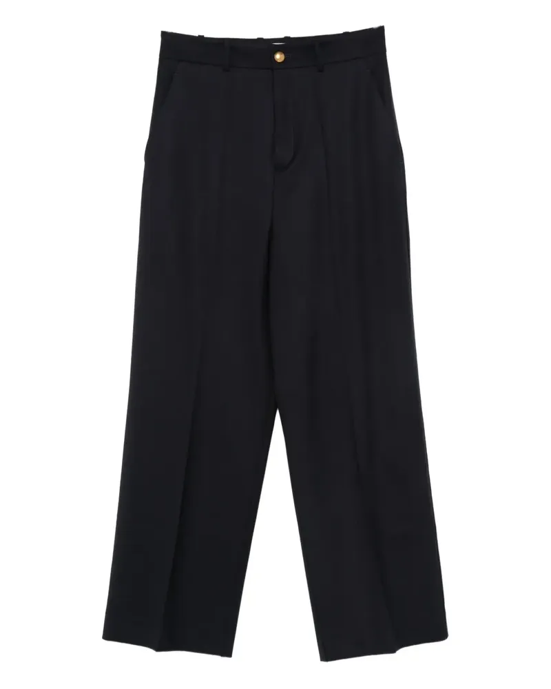 P.A.R.O.S.H. P.A.R.O H. Hose mit Falten - Blau Blau