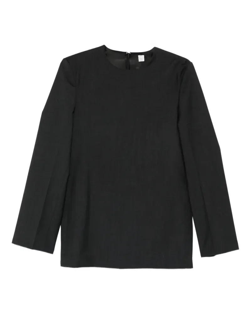 Totême long-sleeve blouse - Grau Grau
