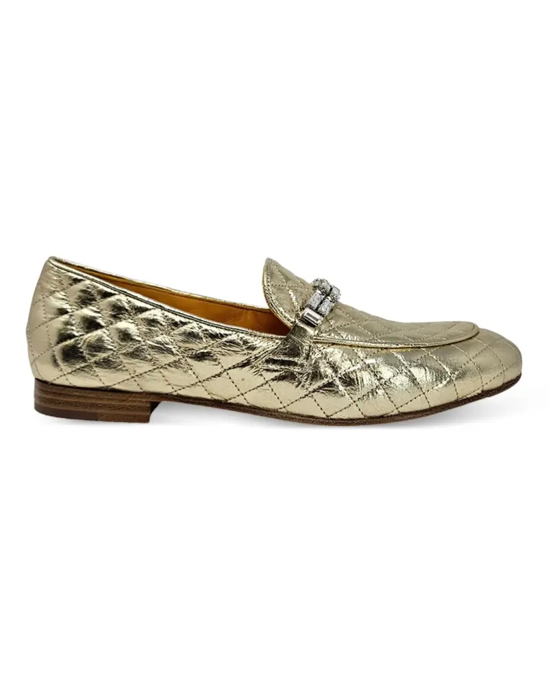 MADISON.MAISON quilted loafers - Gold Gold