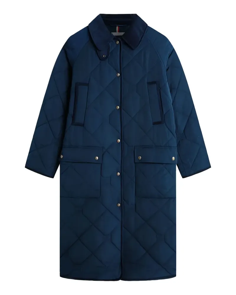 Tommy Hilfiger quilted press-stud coat - Blau Blau