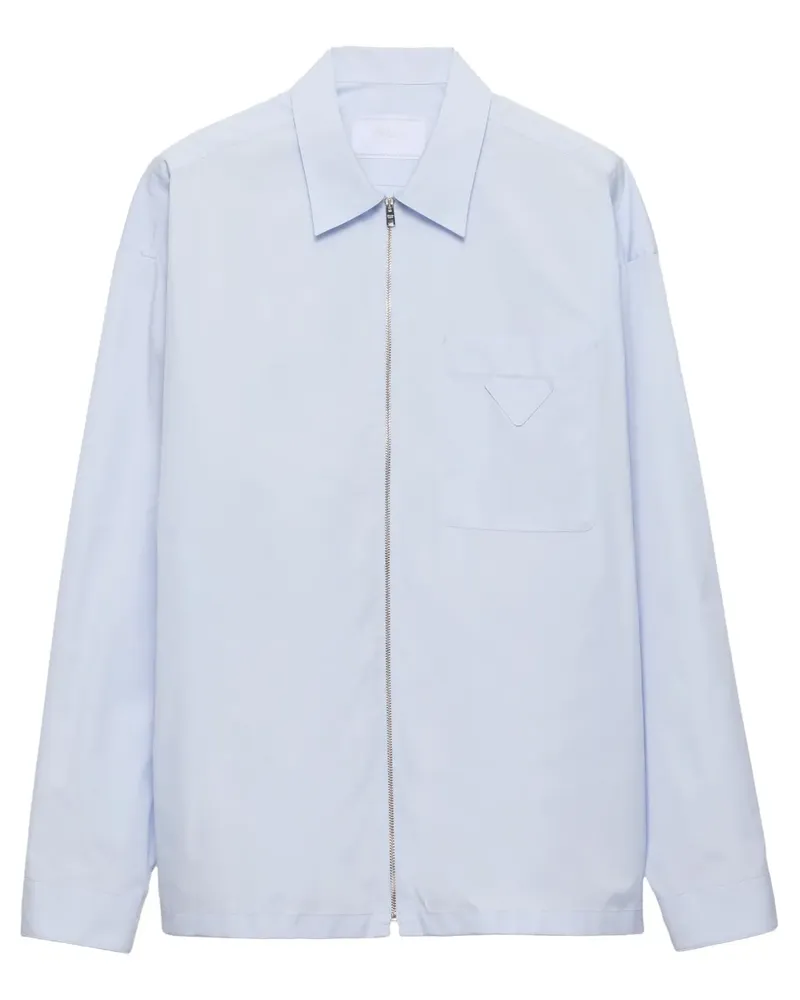 Prada Hemd mit Reißverschluss - Blau Blau