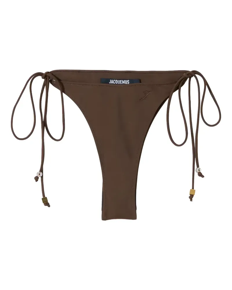 Jacquemus The Triangle tie-fastening bikini bottoms - Braun Braun