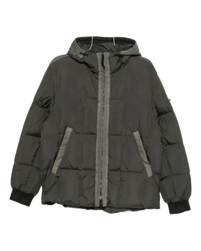 Stone Island Jacke mit Logo-Patch - Grau Grau