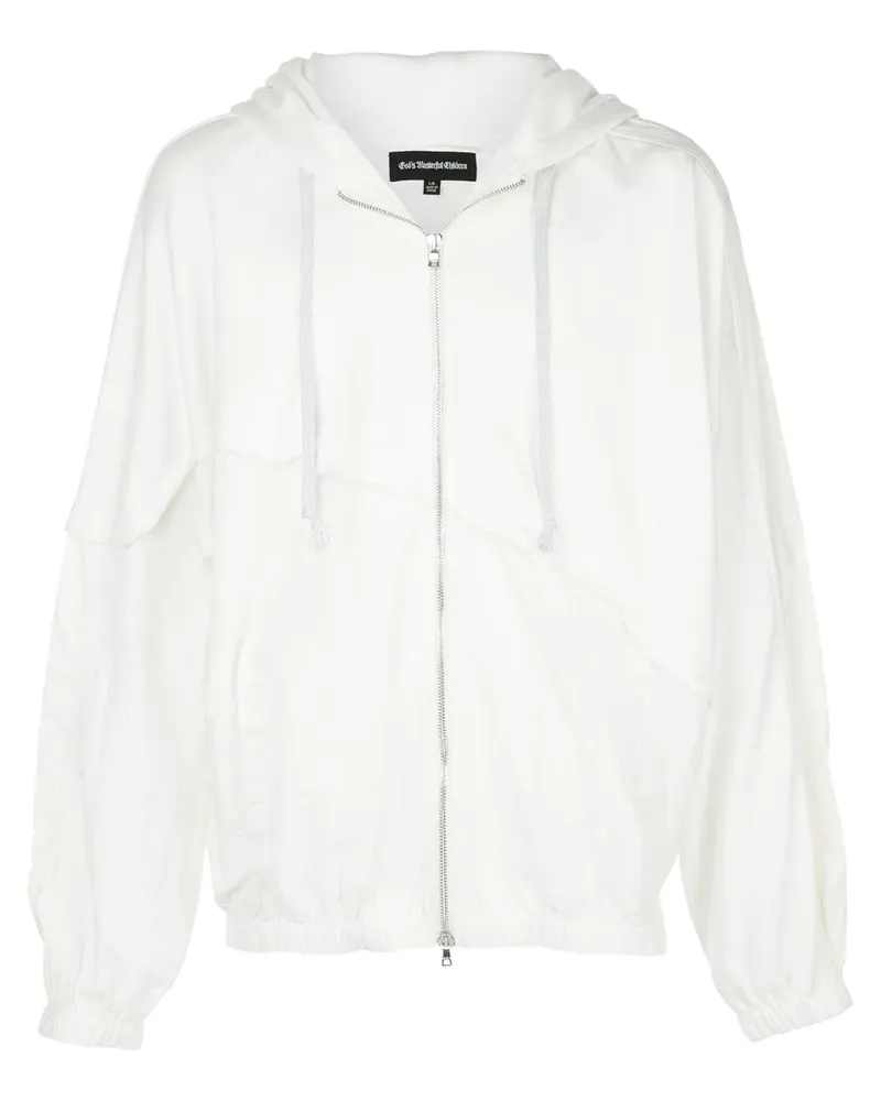 God's Masterful Children Terry' Sportjacke - Weiß Weiß