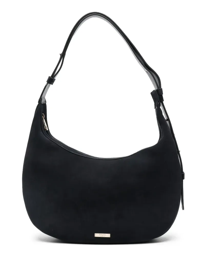 Aspinal of London Hudson Crescent Schultertasche - Blau Blau