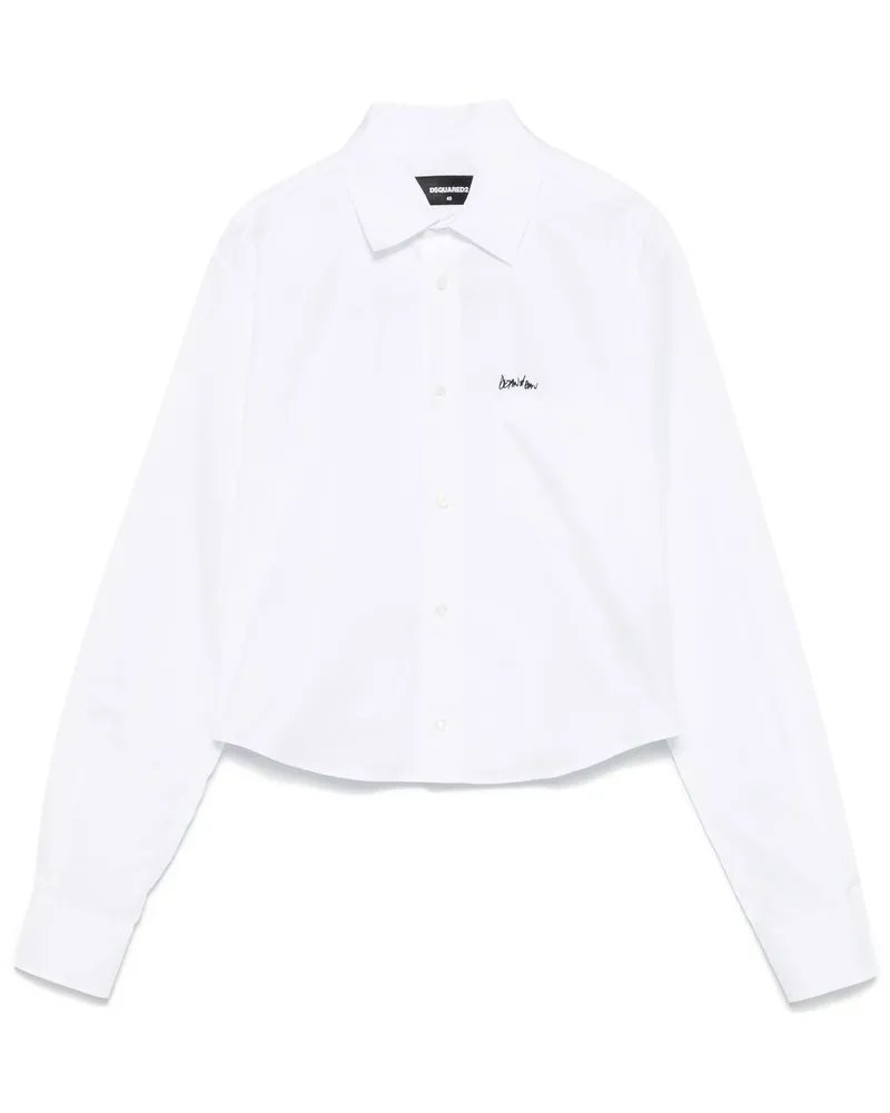 Dsquared2 Mini Dean Hemd - Weiß Weiß