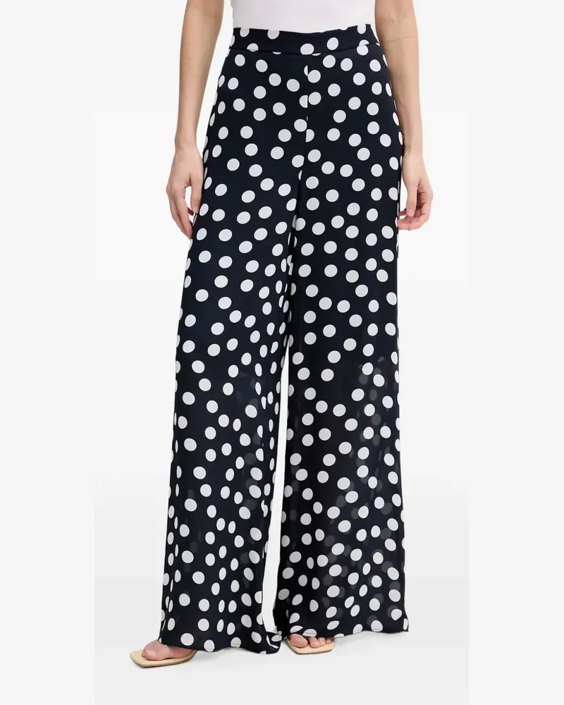 Joseph Ribkoff polka-dot-print trousers - Blau Blau