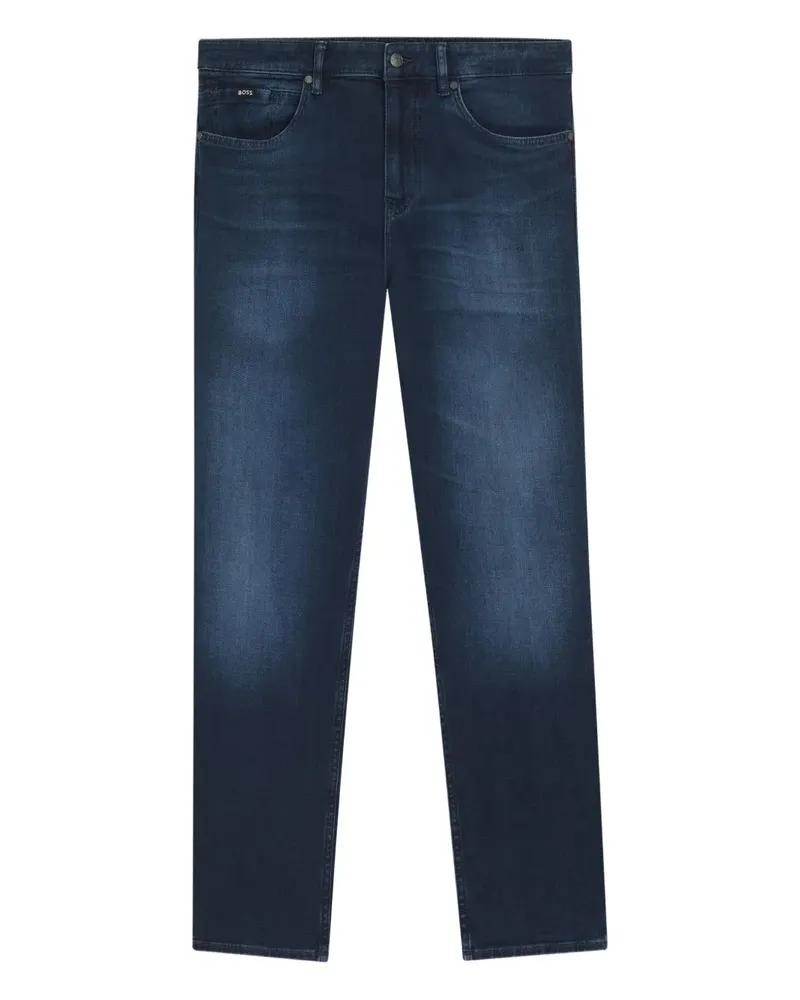 HUGO BOSS Jeans mit Logo-Patch - Blau Blau