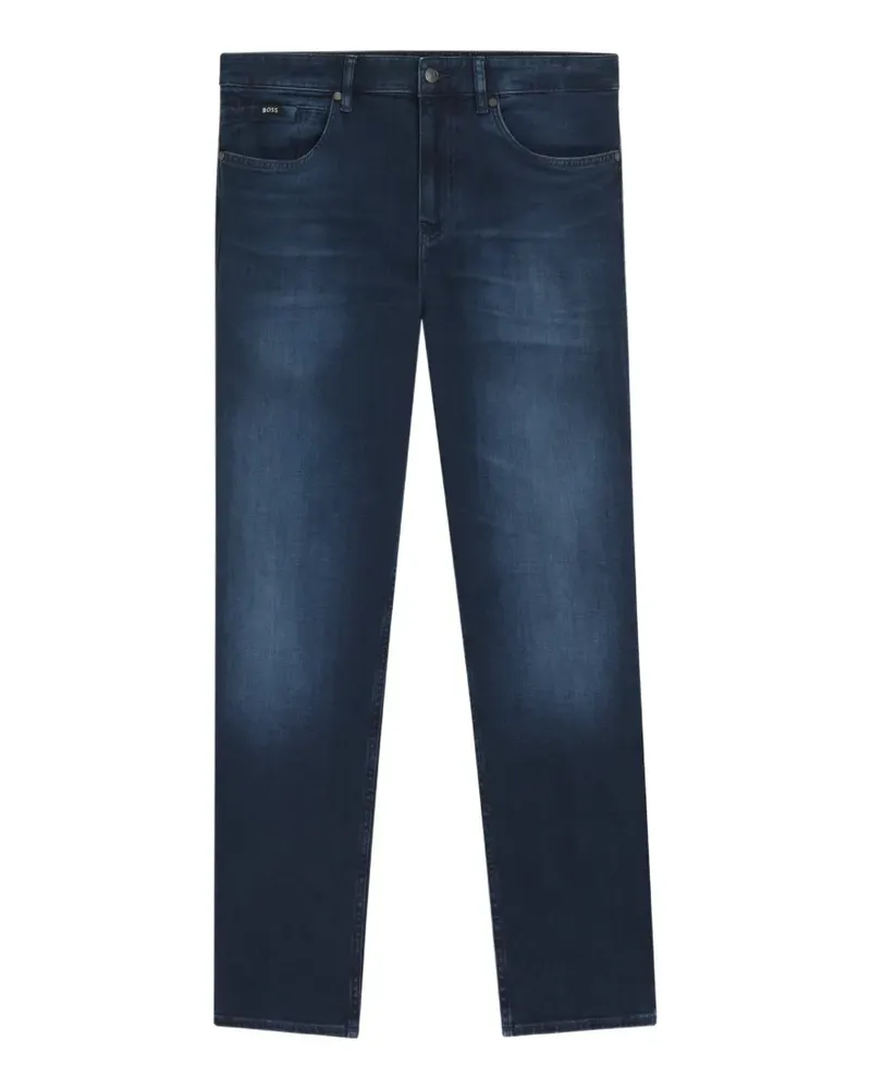HUGO BOSS Jeans mit Logo-Patch - Blau Blau