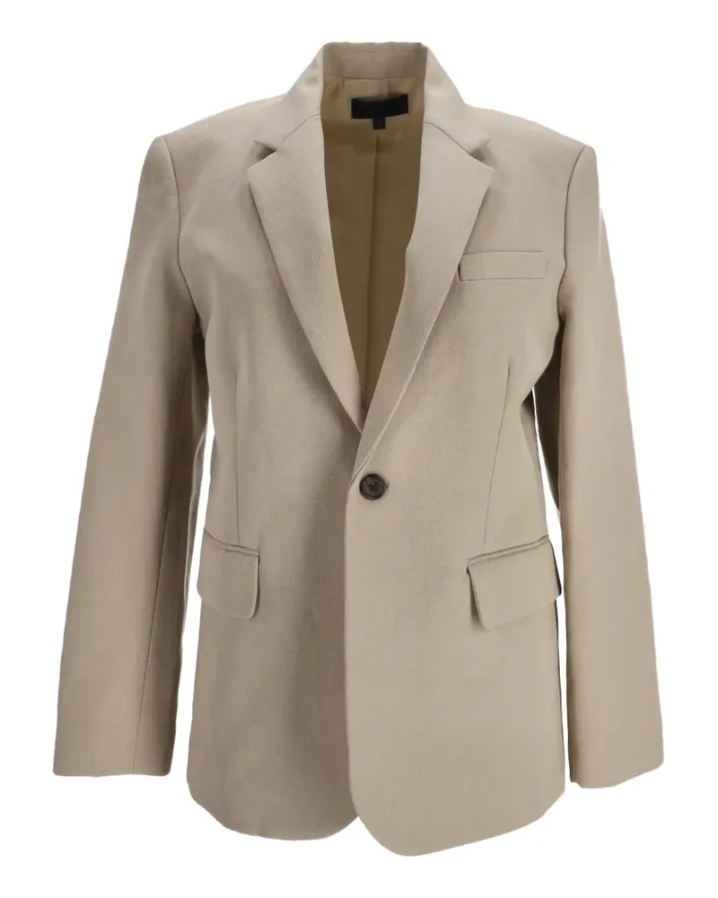 Nili Lotan Francoise Blazer mit fallendem Revers - Nude Nude