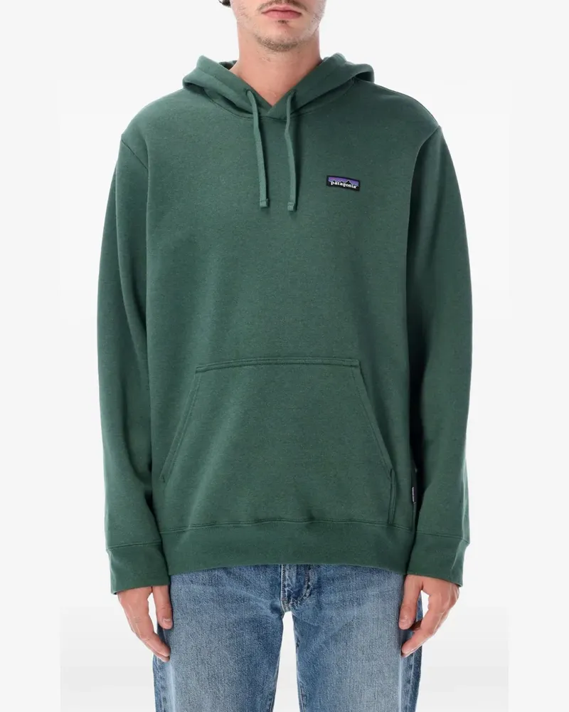 Patagonia P-6 Label Uprisal logo-patch pouch-pocket hoodie - Grün Grün