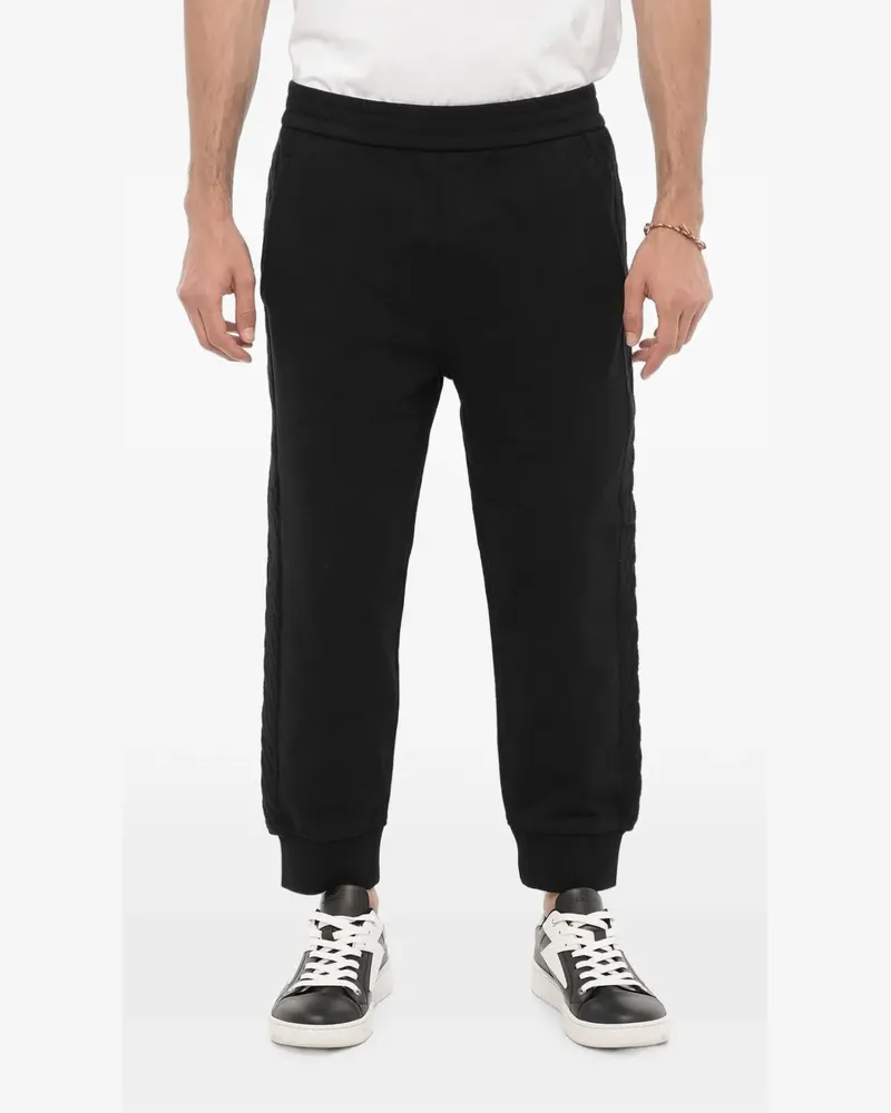 Neil Barrett side-stripe track pants - Schwarz Schwarz