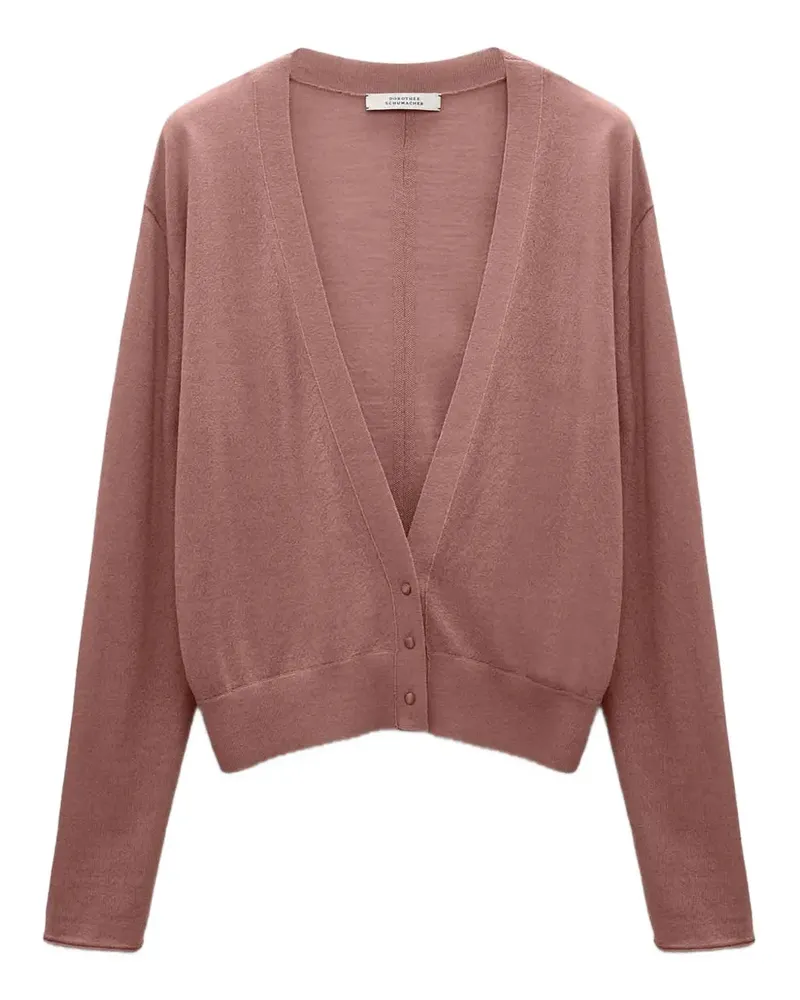 Dorothee Schumacher Cardigan mit V-Ausschnitt - Rosa Rosa