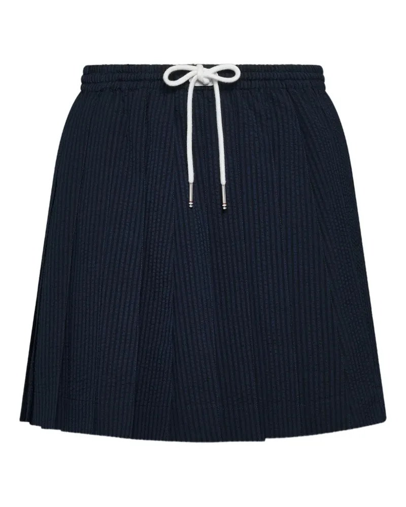 Thom Browne Minirock mit Kordelzug - Grau Grau