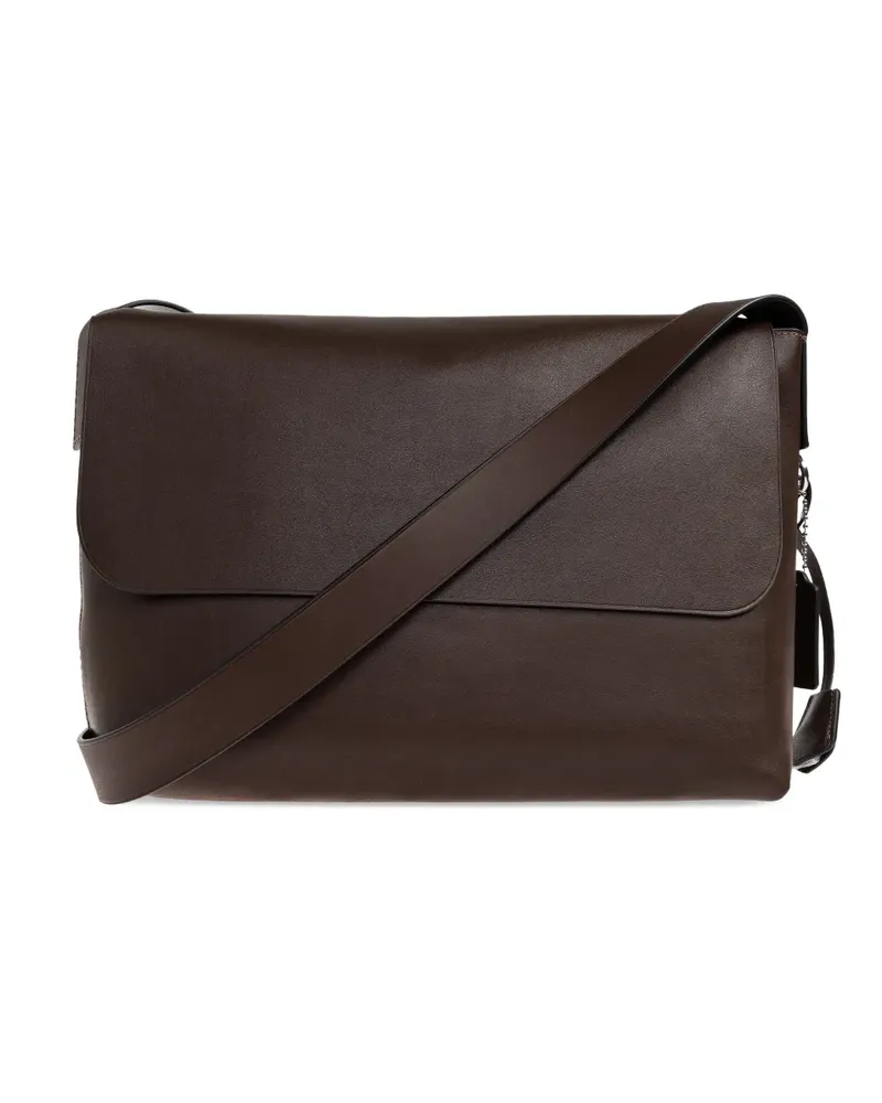Coach Ludlow leather messenger bag - Braun Braun