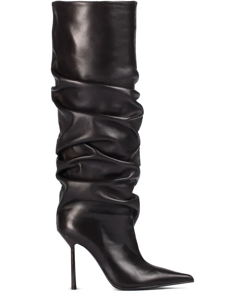 Le Silla Kniehohe Bella Stiefel 100mm - Schwarz Schwarz