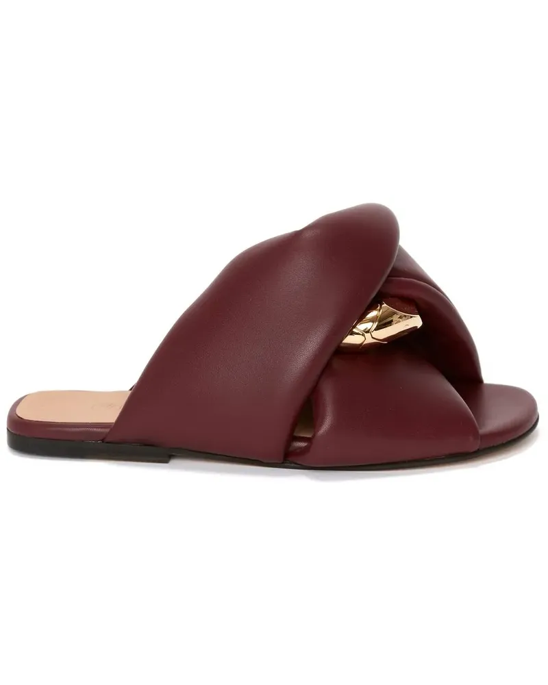 J.W.Anderson Chain Twist Sandalen - Rot Rot