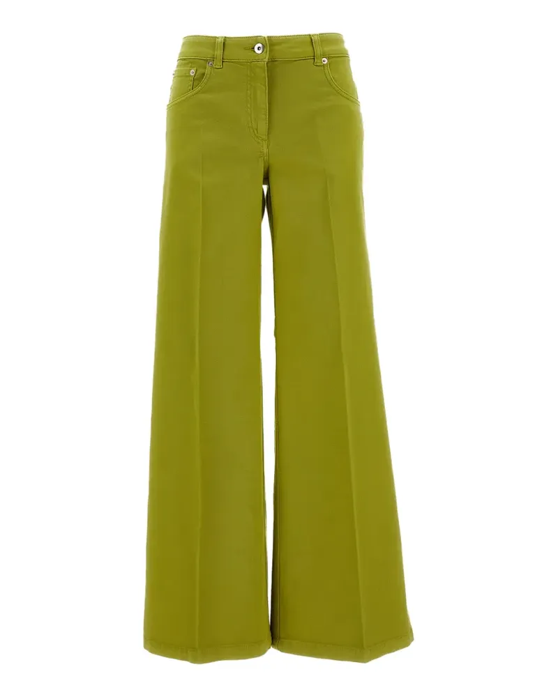 True Royal wide-leg trousers - Grün Grün