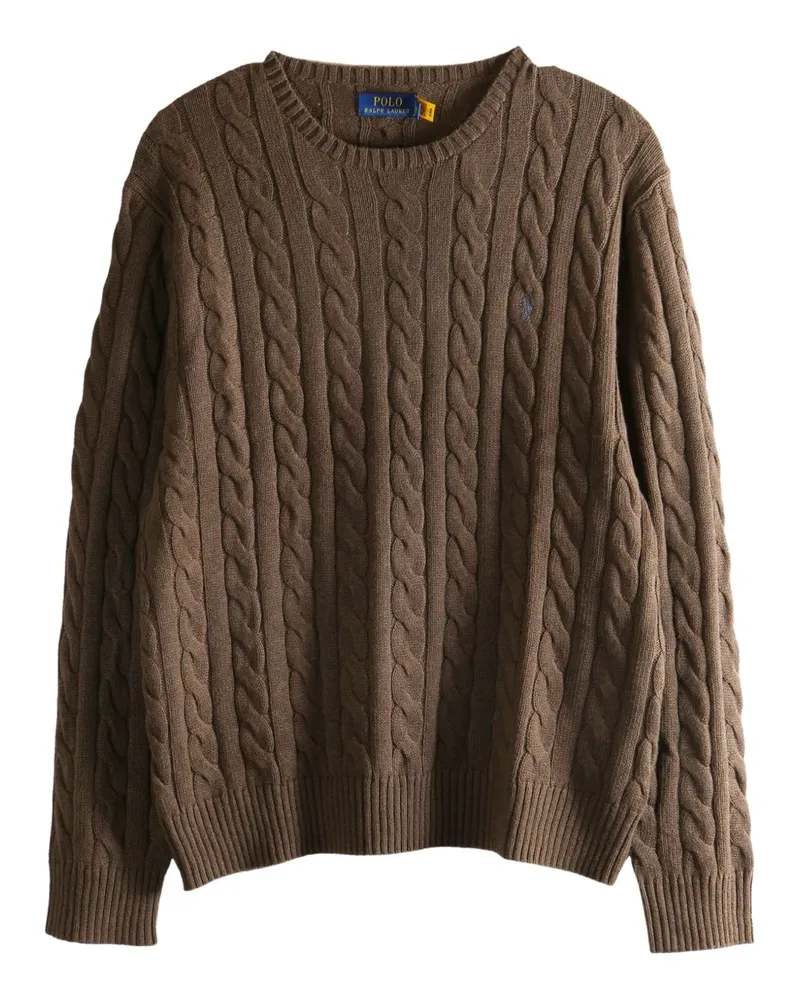 Ralph Lauren Pullover mit Zopfmuster - Braun Braun