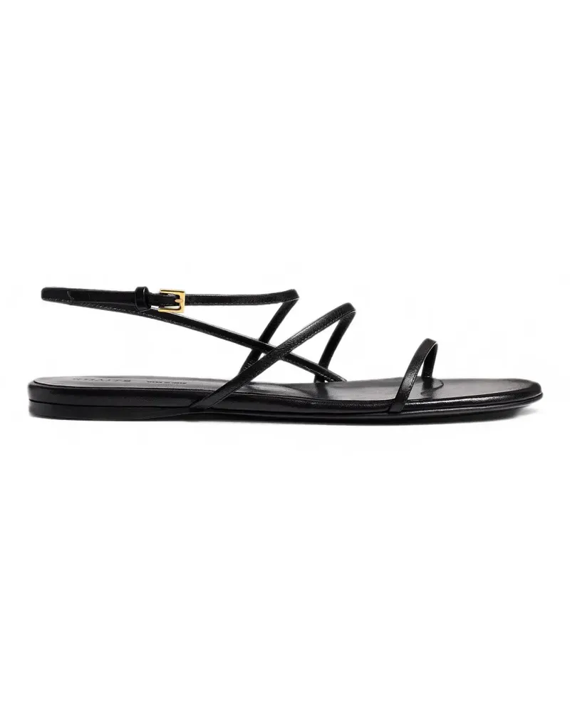 KHAITE Loop Sandalen - Schwarz Schwarz