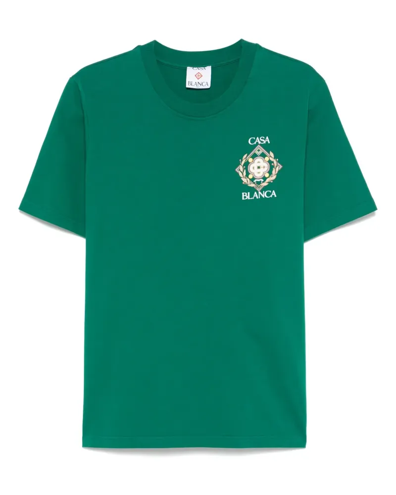 Casablanca Paris Championship Diamond T-Shirt - Grün Grün
