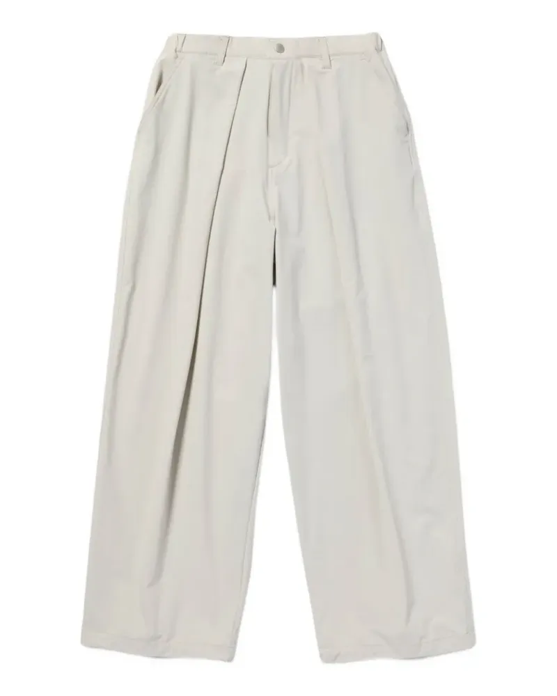 Snow Peak water-repellent pleated trousers - Nude Nude