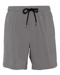 James Perse Badeshorts mit Saumschlitz Grau