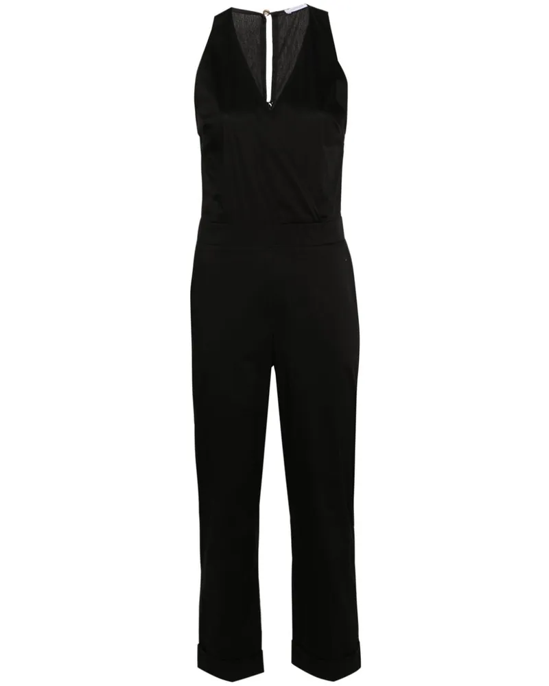 Patrizia Pepe Jumpsuit mit V-Ausschnitt - Schwarz Schwarz