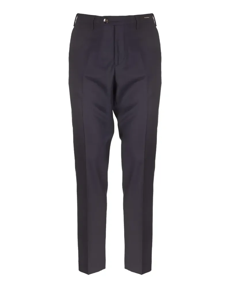 MICHAEL COAL pressed-crease trousers - Schwarz Schwarz