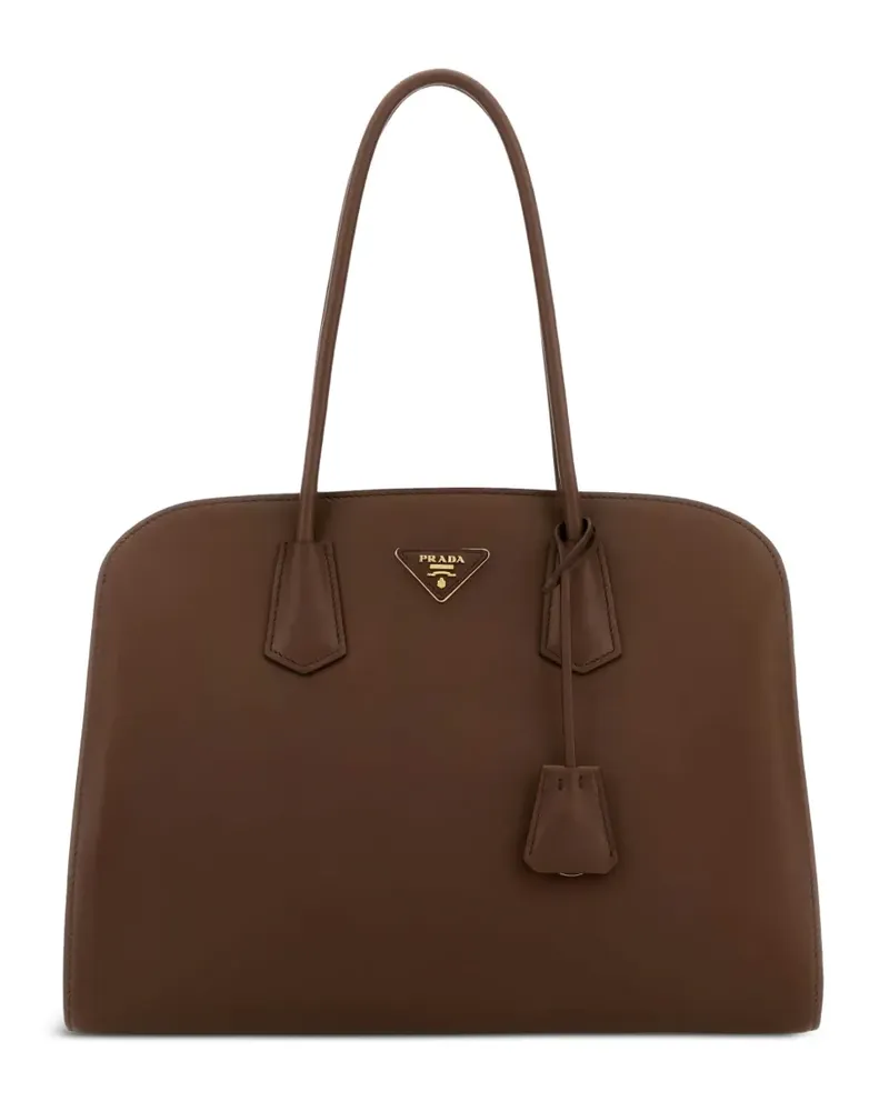 Prada Handtasche aus Leder - Braun Braun