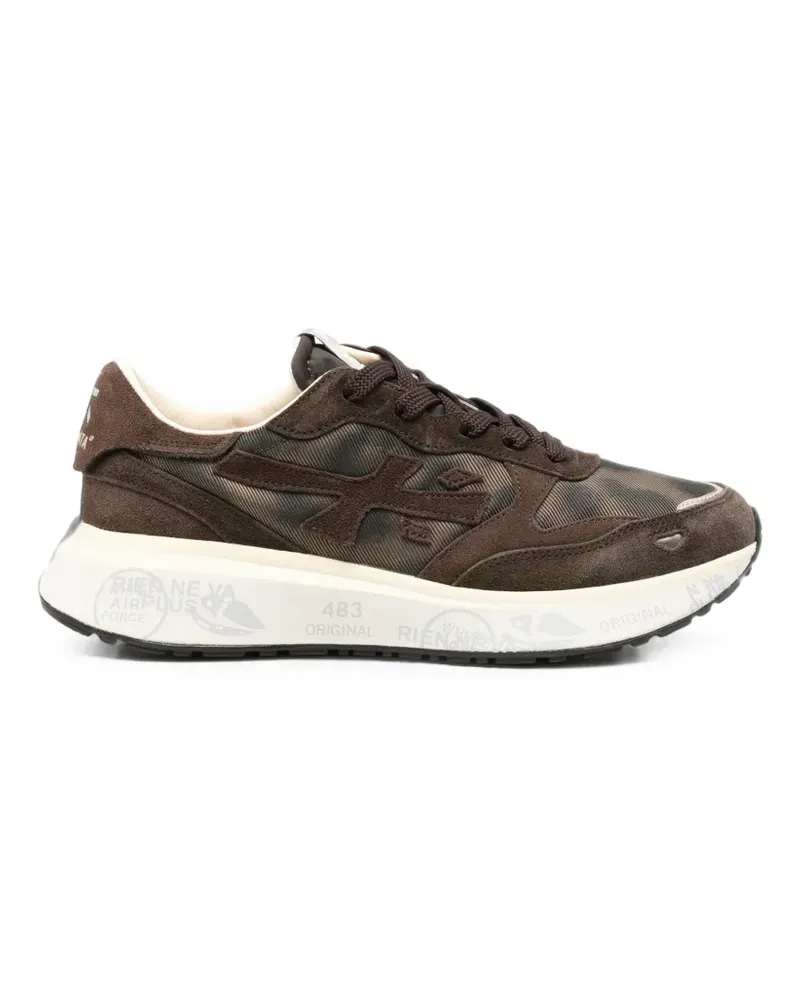 Premiata Lauryn panelled sneakers - Braun Braun