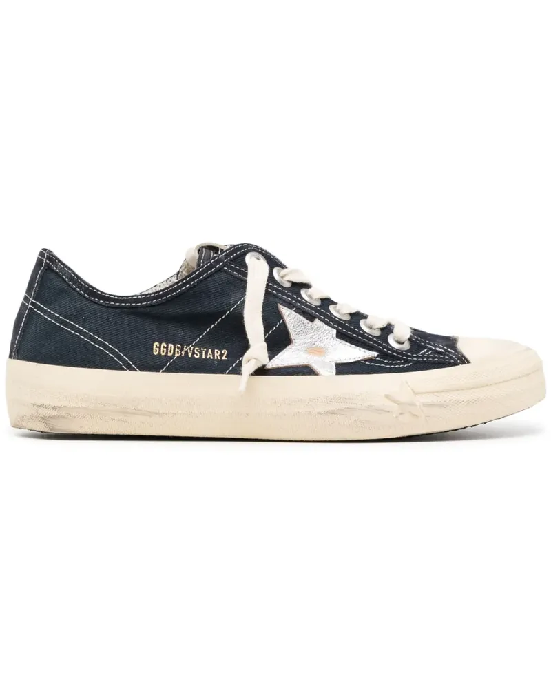 Golden Goose Sneakers mit Stern-Patch - Blau Blau