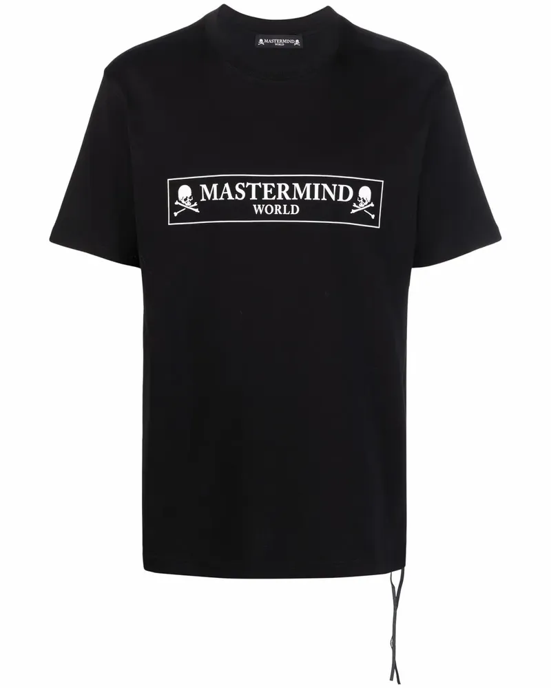 Mastermind World T-Shirt mit Logo-Print - Schwarz Schwarz