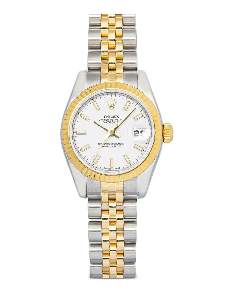 Rolex Datejust Armbanduhr 26mm - Weiß Weiß