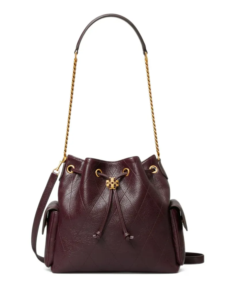 Tory Burch Gesteppte Charlie Schultertasche mit Kordelzug - Rot Rot