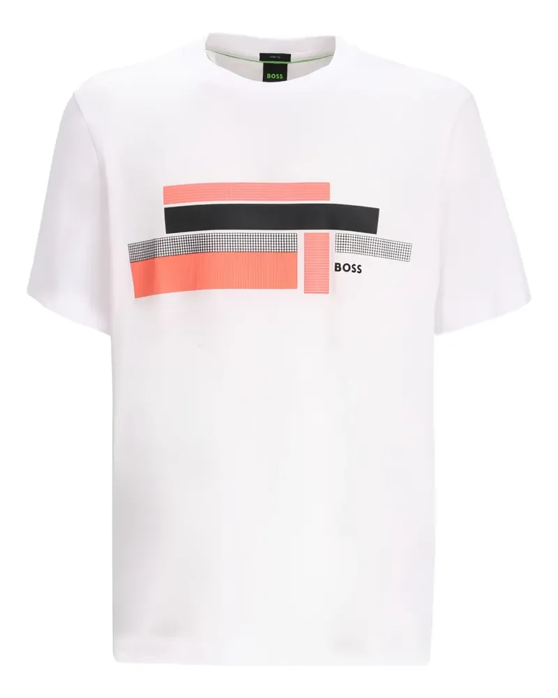 HUGO BOSS Tee Glamping T-Shirt - Weiß Weiß