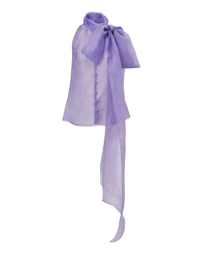 Carolina Herrera New York Bleistiftrock mit Stickerei - Violett Violett